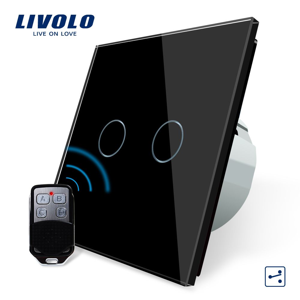 Livolo EU Wireless Light Remote Smart Wall Switch (VL-C702R-12)