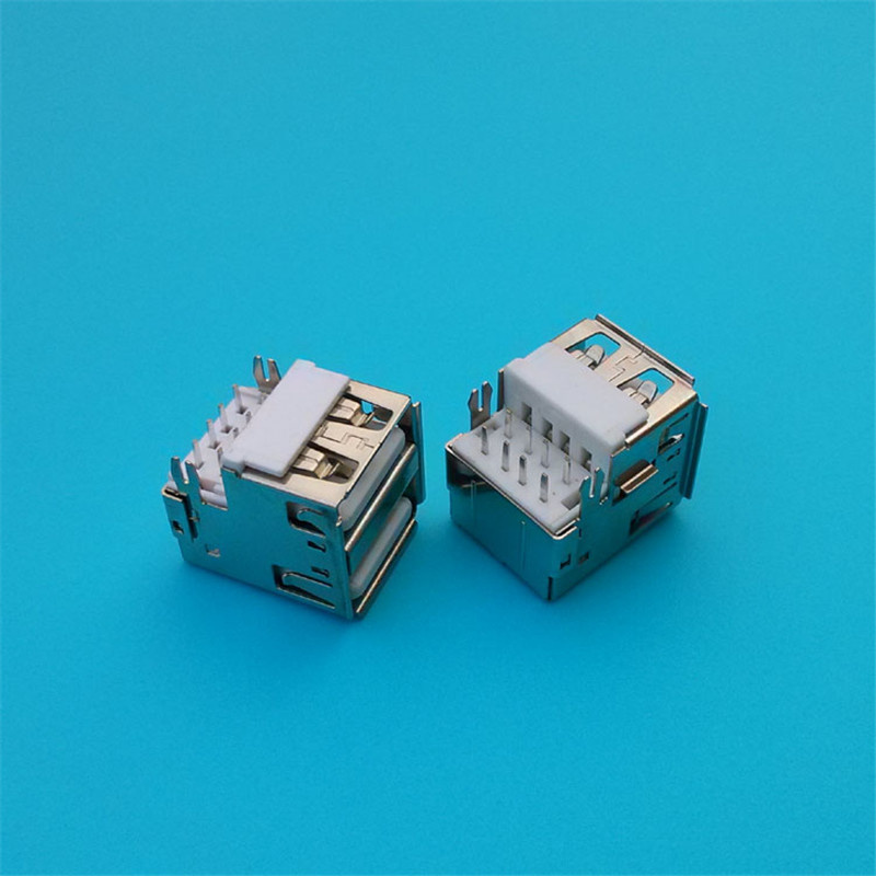 Hot Selling Panel Mount Double 2.0 USB Female Connector