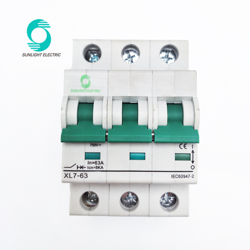 Worldsunlight Non-Polarity DC 1000V 1200V 32A MCB for Solar PV System Miniature Circuit Breaker