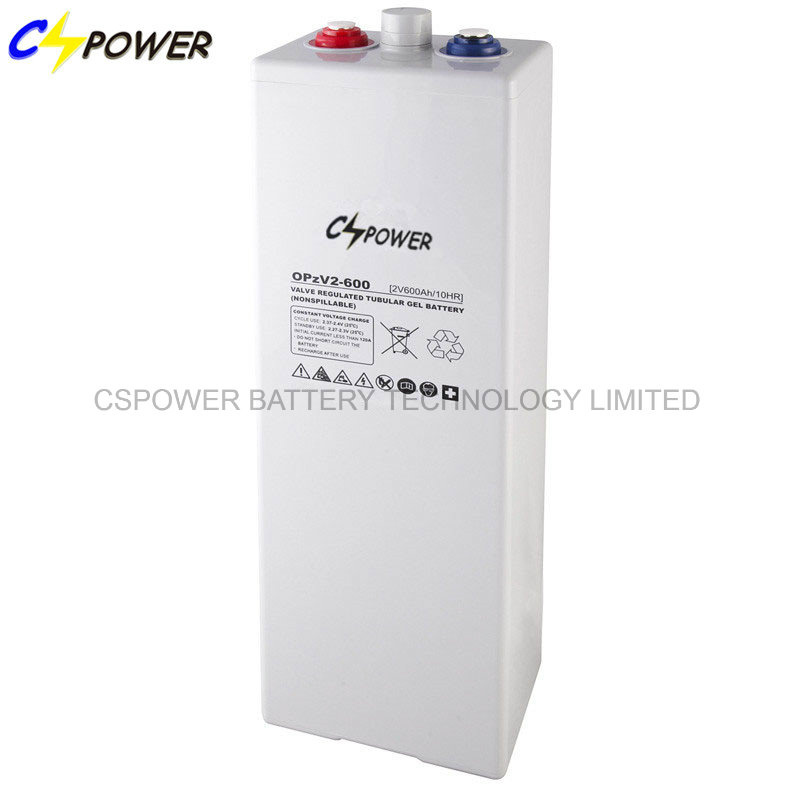 2V 600ah Opzv AGM Gel Battery for Telecom/Solar Power System
