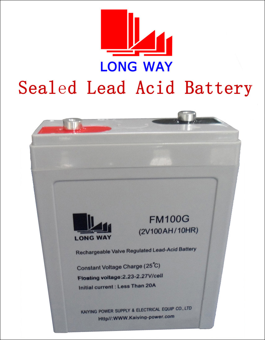 2V100 VRLA Deep Cycle Battery for Solar