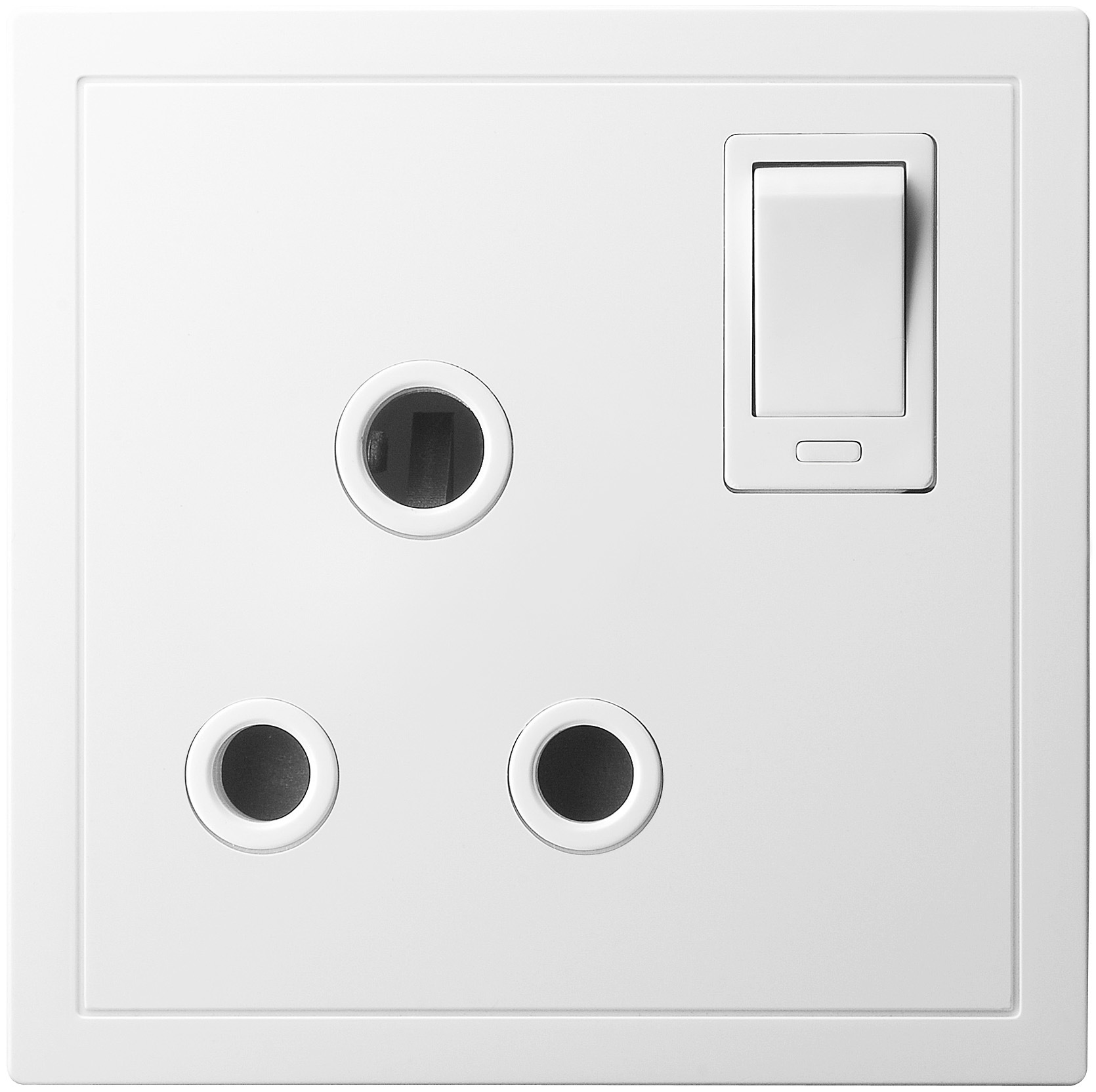 15A 1 Gang Switched Socket Outlet