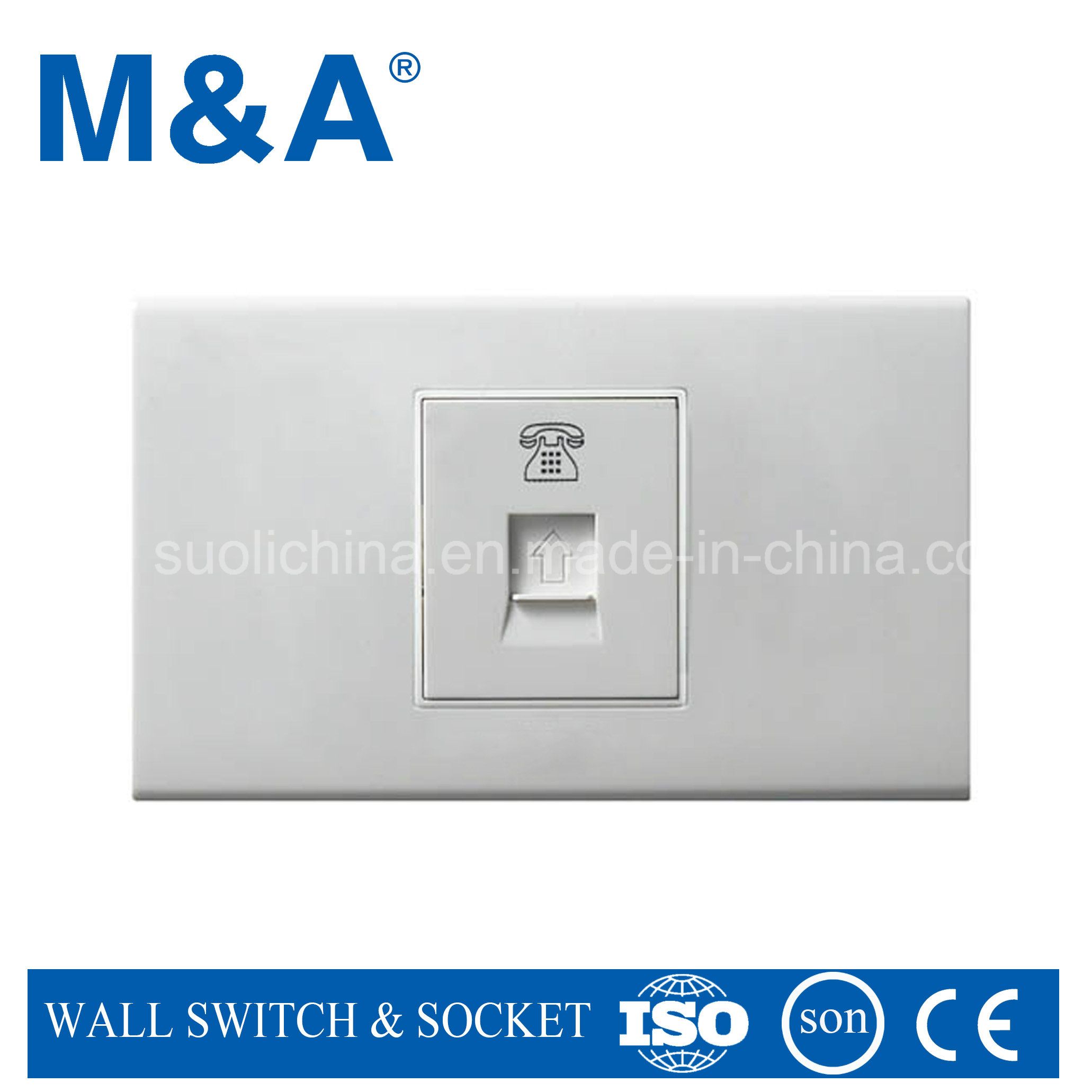 Ma Series American Standard Tel Socket with 1g