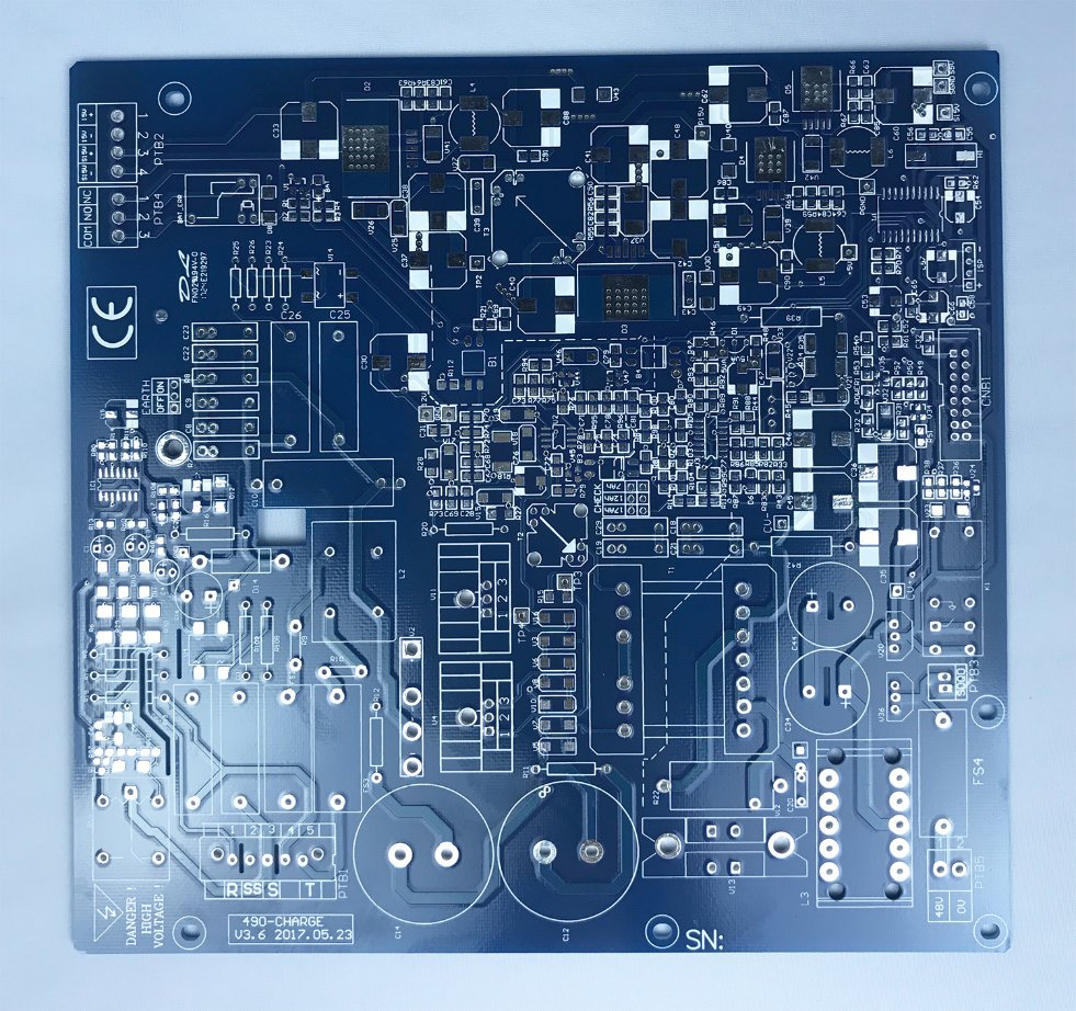 Double Layer PCB Fr4 Circuit Board with Blue Solder Mask