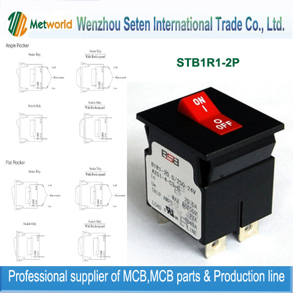 New Type Mini Circuit Breaker for Over Current Protection