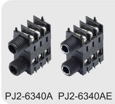 Dual 6.35 Phone Jack (Double jack) (PJ2-6340A/PJ2-6340AE)