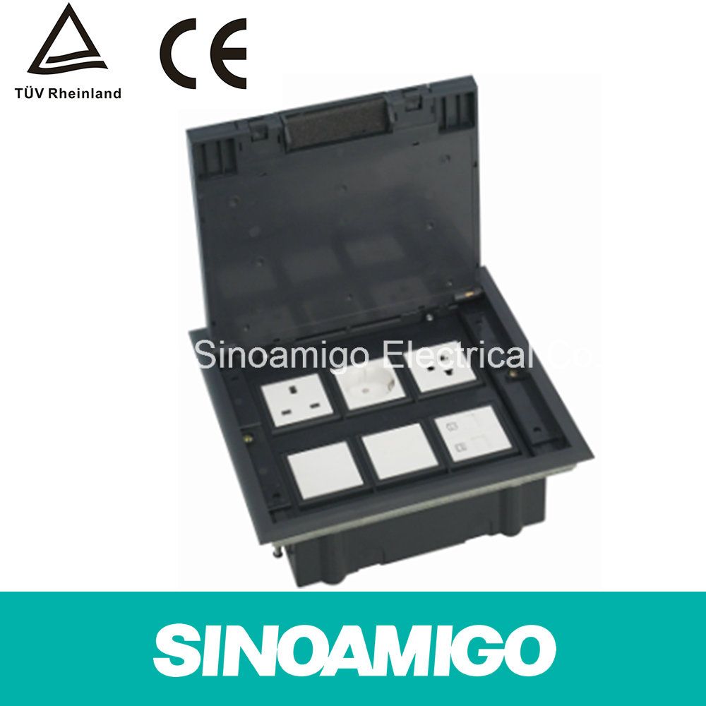 ABS Raised Access Floor Boxes with 12 Modules Local Power Supply