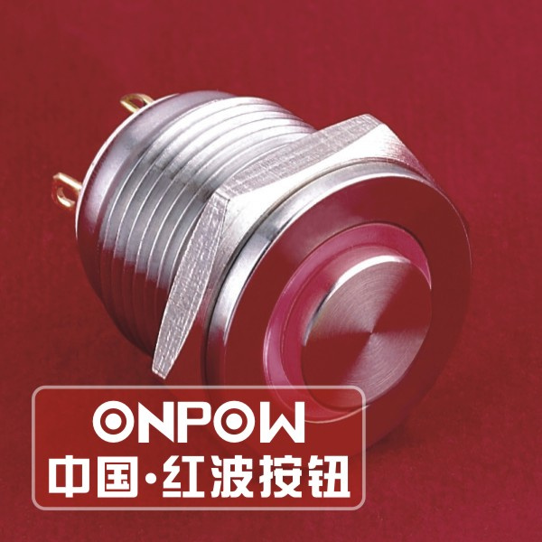 Onpow 16mm Push Button Switch (GQ16pH-10E/J/R/12V/S, CCC, CE, RoHS)