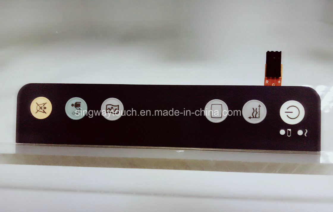High Quality Membrane Switch with 6 Buttonsdome Embossed