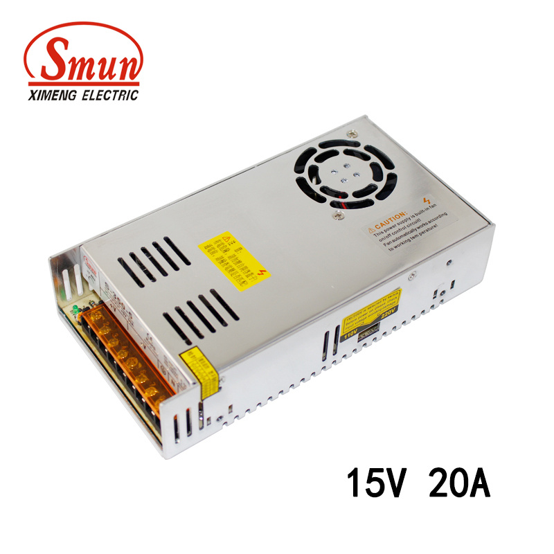 Smun S-320-15 320W 15VDC 20A Switching Power Supply SMPS