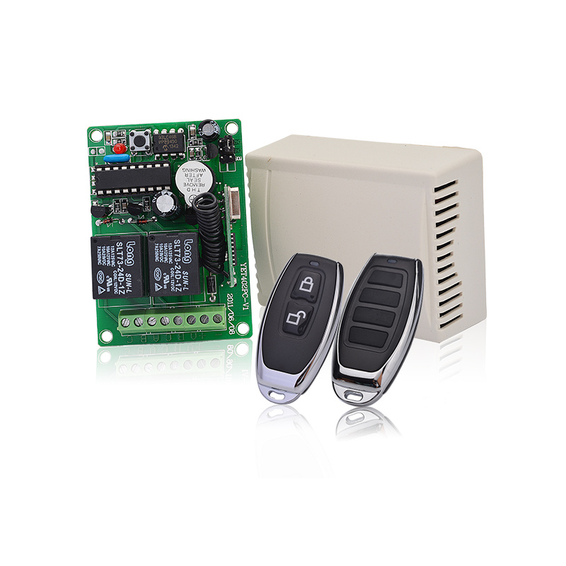 Superheterodyne RF Transmitter & Receiver 2 Channel&Relay Remote Control Yet402PC
