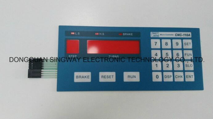 Poly Dome Membrane Switch with Housing and Skylight