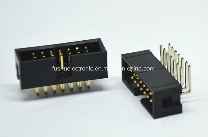 2.54mm Box Header Right Angle Type PCB Connector