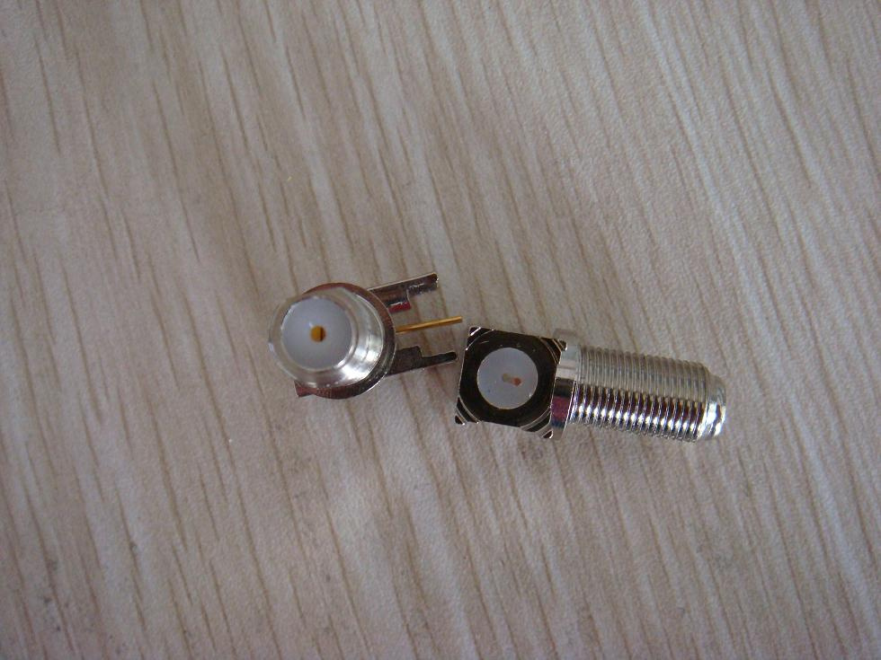 F Female Right Angle PCB Mount Connector F Type Connector