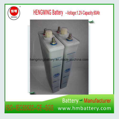 Gn60 60ah 1.2V Low Discharge Rate NiCd Alkaline Cell for UPS