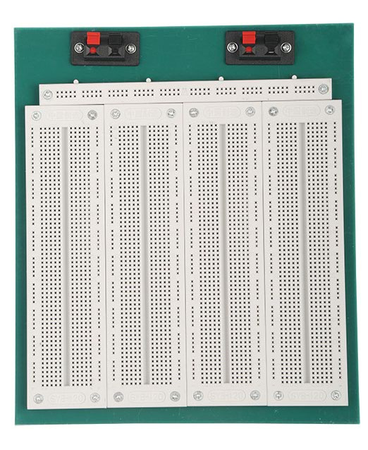 Green Plastic Plate Solderless Test Breadboard (SYB-500)