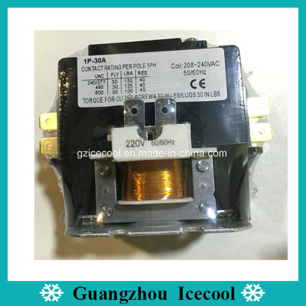 Definite Purpose Magnetic AC Contactor 1p 2p 3p 20A 30A 40A for Air Conditioner