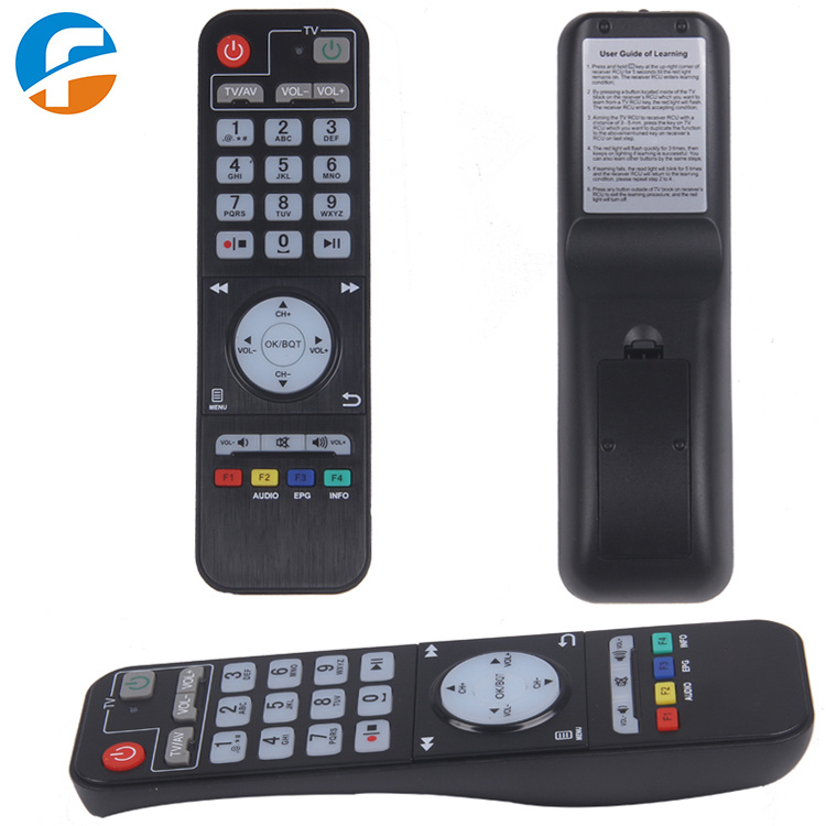 Bigger Soft-Touch Button Universal/Learning Remote Control Unit (KT1333) Wtih Black Colour