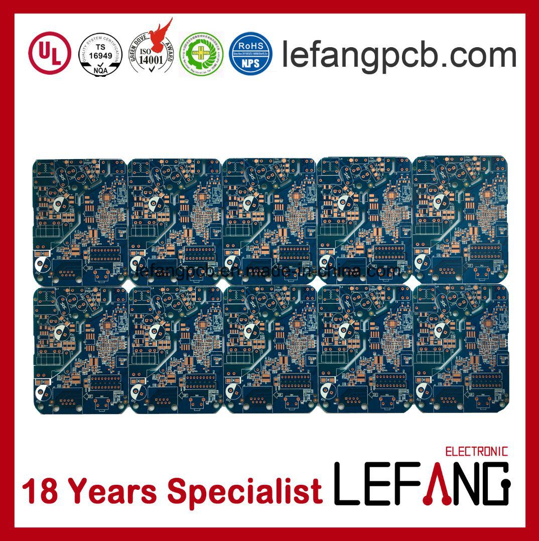 Blue Soldermask PCB Printed Circuit Board OEM ODM