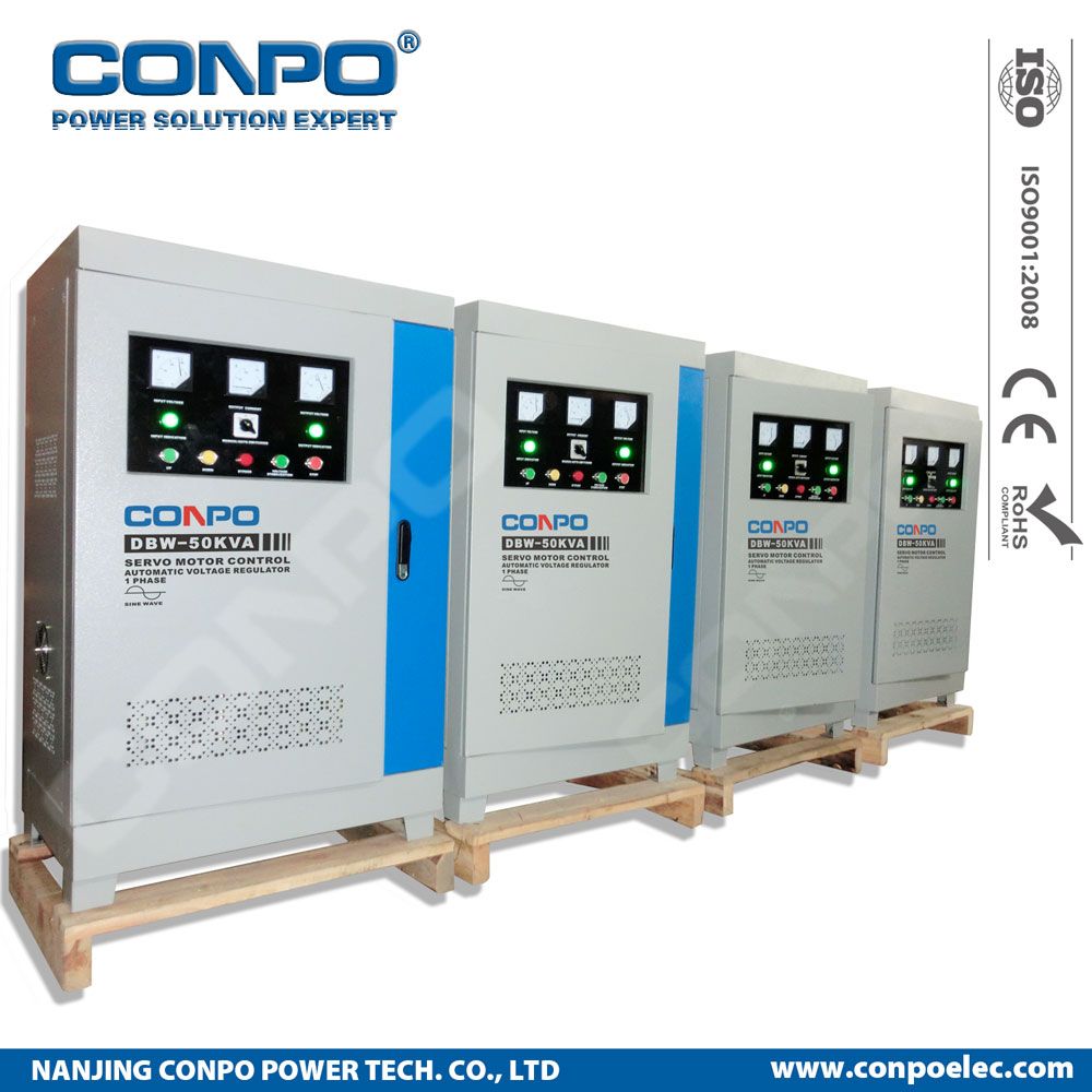Dbw-50kVA 1phase Industrial-Grade Compensated Voltage Stabilizer/Regulator