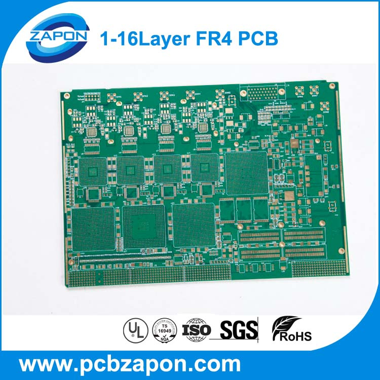 Green Soldermask Multilayer Prototype Printed Circuit Board