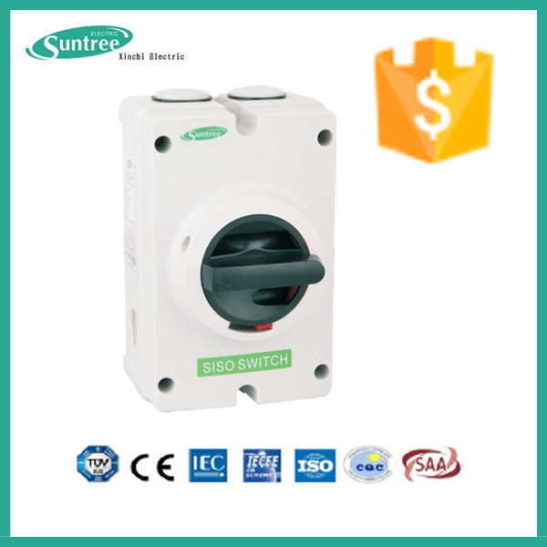 Solar Isolator Switch, up to DC1500V, SAA, TUV, Ce, CB