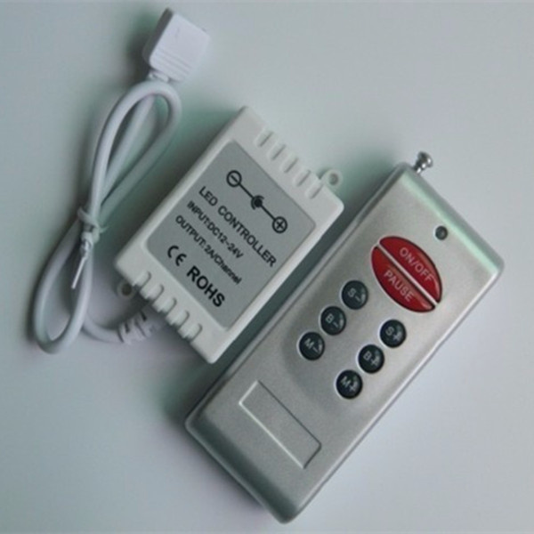 High Quality 8 Key Plastic Shell RF LED Controller