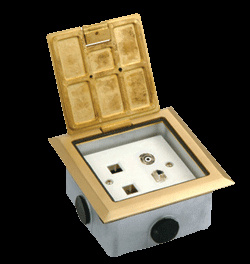 Floor Socket Double TV +Tel+Data Socket