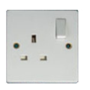 Ee-M405 Factory Hot Sale Bakelite 1 Gang 13A Wall Switch