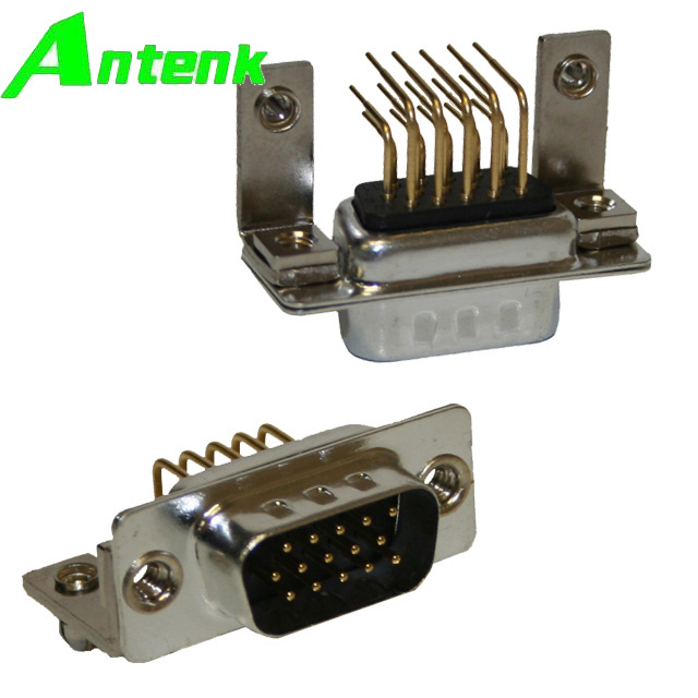 D-SUB Connectors with High Density R a Male Machine Pin (9.4mm FOOTPRINT)