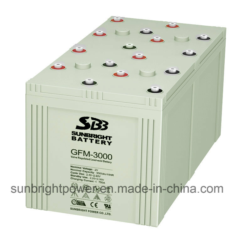 Deep Cycle 2V3000ah High Quality Lead Acid Telecom Battery