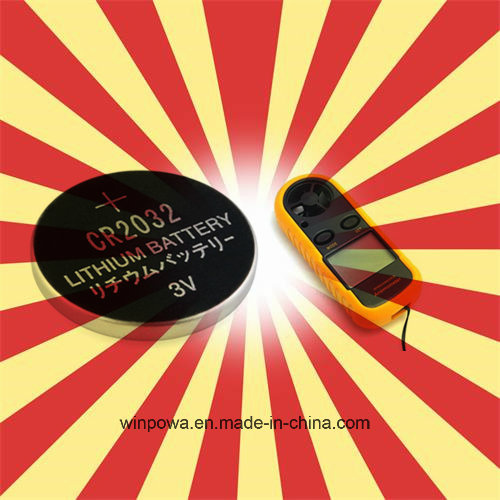 Cr2032 Lithium Battery for Digital Wind Speed Gauge