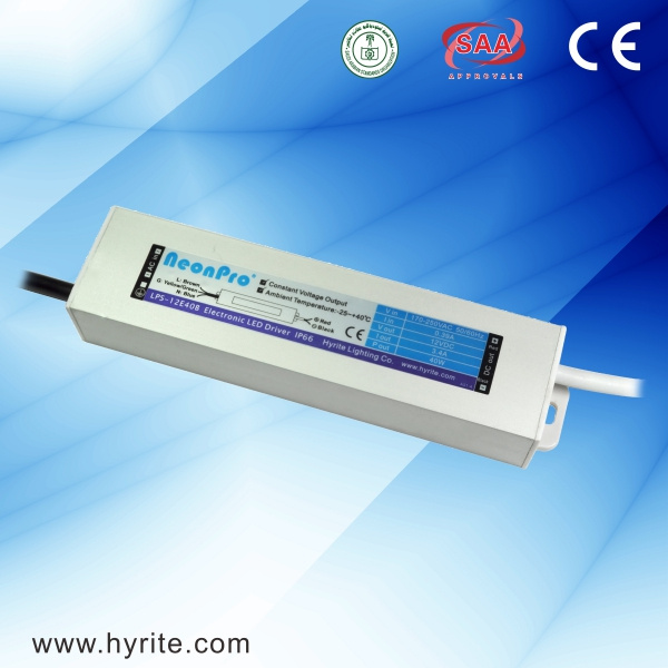 SAA Approved 12V 40W IP67 AC/DC Waterproof LED Driver