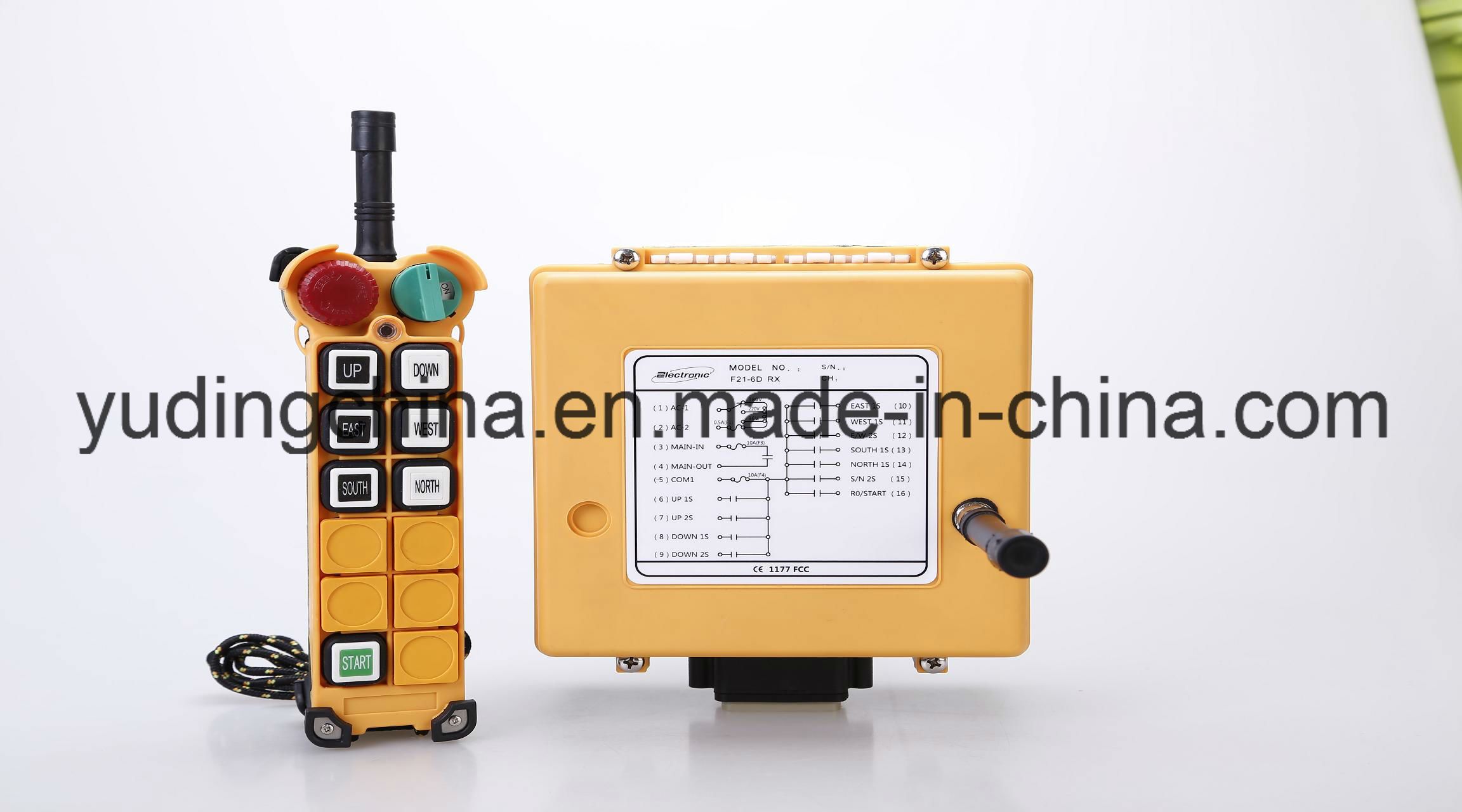 Industrial Wireless Radio Remote Control for Crane F21-6D