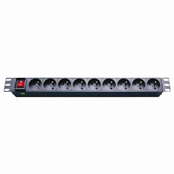 Euro Plug Socket 9-Way 16A PDU