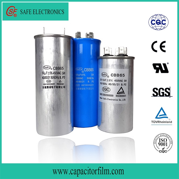 Metallized Polypropylene Capacitor for AC Cbb65 with Approval