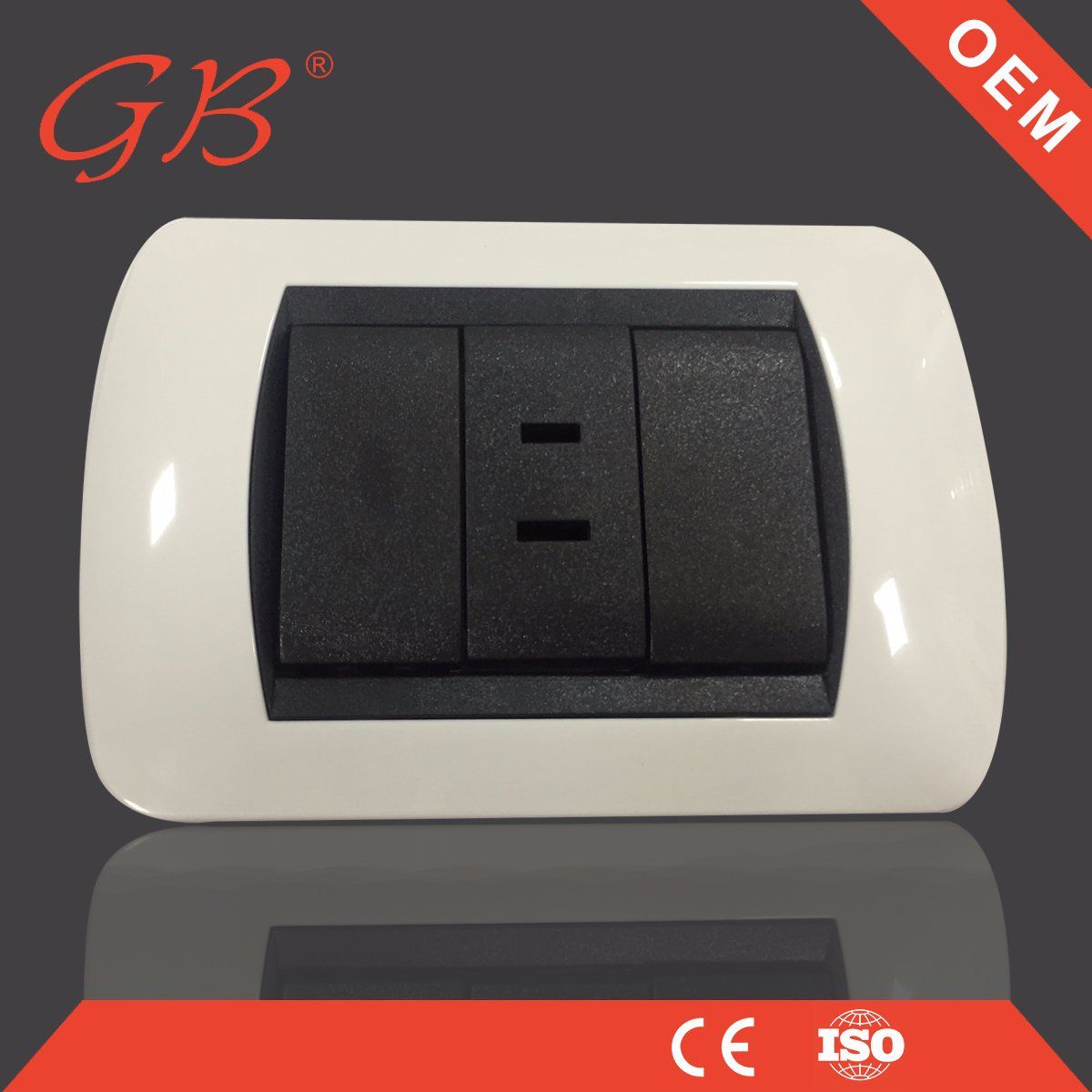 ABS PC South American Wall Socket Electrical Socket