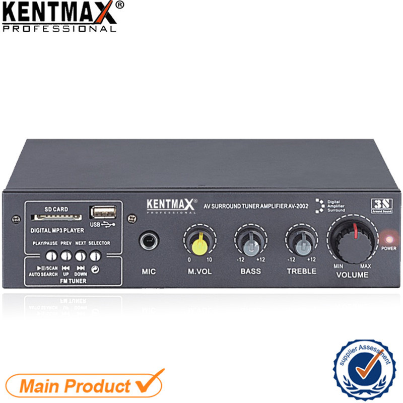 10W 200mv Low Noise Mini Amplifier with Echo (AV-2002)