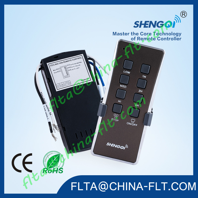 Wireless Remote Controller Switch for Ceiling Fan or Lighting Control with Customized Function