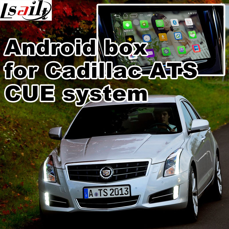 Android 4.4 GPS Navigation Box for Cadillac ATS, Xts, Srx, Cts, Xt5 (CUE SYSTEM) Video Interface Upgrade Touch Navigation, WiFi, Mirrorlink