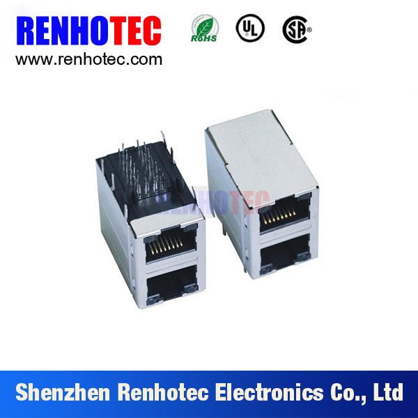 Metal Shield 8p8c RJ45 to USB Connector Combo