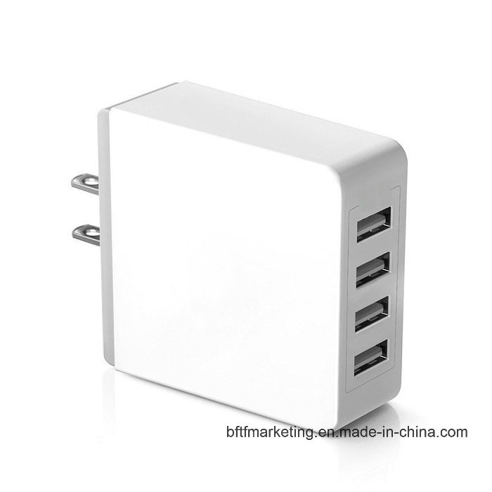 6A 4 Ports Multiple USB Home Charger