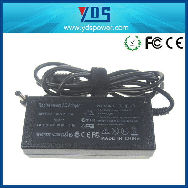 AC/DC 18.5V Power Supply Charger Adaptor for LED Strip Light