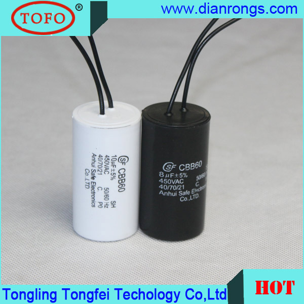 Cbb60 25UF 440V Capacitor for Pump/Washing Machine