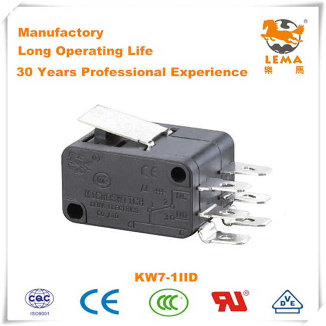 Lema 16A CCC Ce UL VDE Double Kw7-1iid Micro Switch