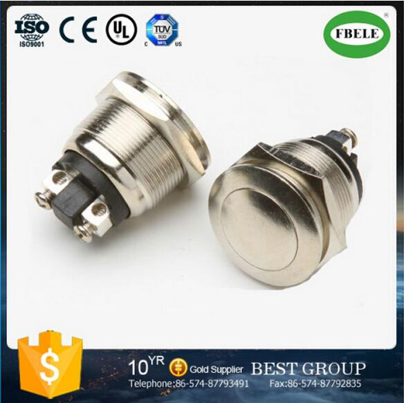 Waterproof Switch Metal Dome Switch 19mm Push Button Switch