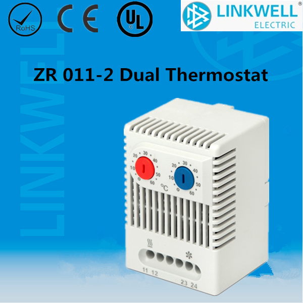 Small Size Bimetal No Nc Temperature Regulator Thermostat with CE Certificate for Electrical Control Cabinet (ZR 011)