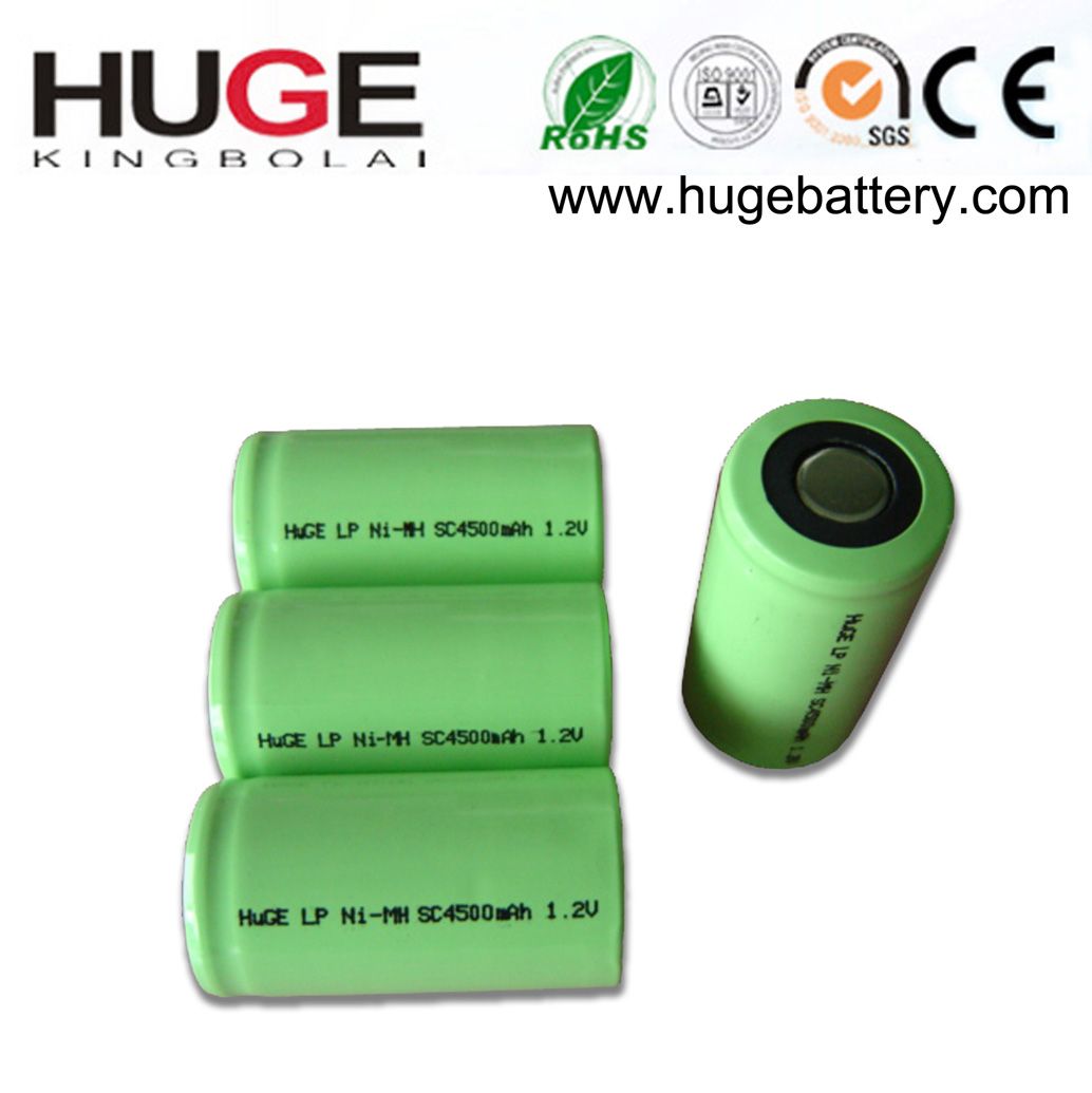 1.2V Sc 4500mAh High Discharge Rate NiMH Battery (SC)