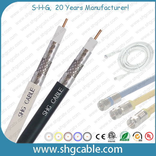 75ohms CATV Coaxial Cable Tri Shield RG6