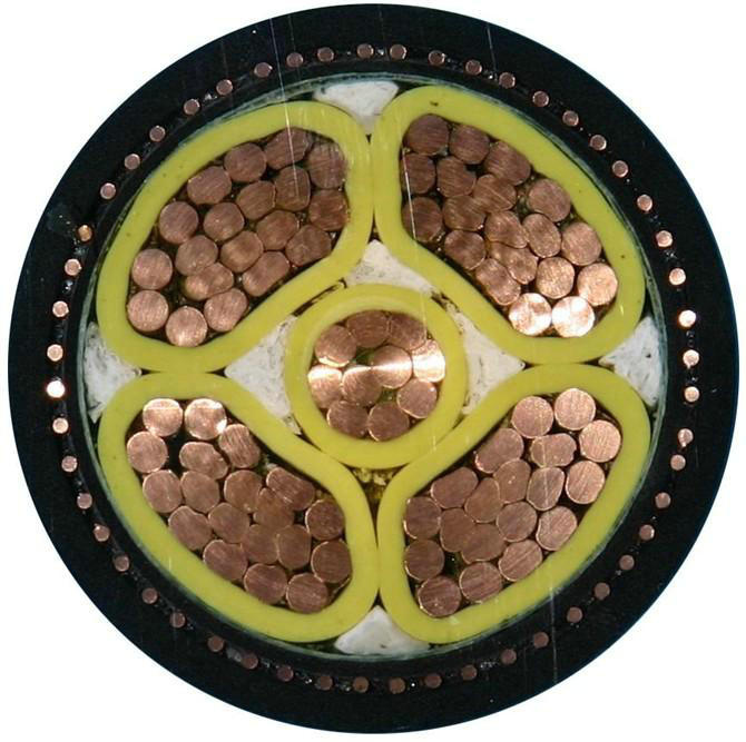 VV32 Power Cable Five Core PVC Insulation Steel Wire Armoured Electric Cable
